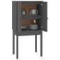 Credenza Grigia 60x40x120 cm in Legno Massello di Pino Credenza Grigia 60x40x120 cm in Legno Massello di Pino