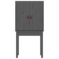 Credenza Grigia 60x40x120 cm in Legno Massello di Pino Credenza Grigia 60x40x120 cm in Legno Massello di Pino