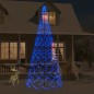 Albero di Natale Pennone Blu 1400 LED 500 cm Albero di Natale Pennone Blu 1400 LED 500 cm