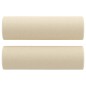vidaXL Set Divani 4 pz con Cuscini Crema in Tessuto vidaXL Set Divani 4 pz con Cuscini Crema in Tessuto