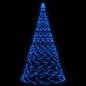 Albero di Natale Pennone Blu 1400 LED 500 cm Albero di Natale Pennone Blu 1400 LED 500 cm