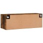 vidaXL Mobile a Parete Rovere Fumo 100x36,5x35 cm in Legno Multistrato vidaXL Mobile a Parete Rovere Fumo 100x36,5x35 cm in Legno Multistrato