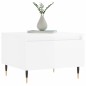 vidaXL Tavolini Salotto 2pz Bianco Lucido 50x46x35cm Legno Multistrato