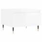 vidaXL Tavolini Salotto 2pz Bianco Lucido 50x46x35cm Legno Multistrato