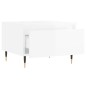 vidaXL Tavolini Salotto 2pz Bianco Lucido 50x46x35cm Legno Multistrato