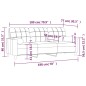 vidaXL Divano a 3 Posti con Cuscini Grigio Chiaro 180 cm in Tessuto vidaXL Divano a 3 Posti con Cuscini Grigio Chiaro 180 cm in Tessuto
