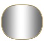 vidaXL Specchio da Parete Dorato 30x25 cm
