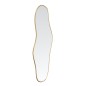 vidaXL Specchio da Parete Dorato 90x40 cm