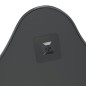 vidaXL Specchio da Parete Nero 60x50 cm