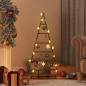 vidaXL Albero di Natale Decorativo in Metallo Nero 90 cm vidaXL Albero di Natale Decorativo in Metallo Nero 90 cm