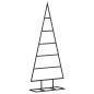 vidaXL Albero di Natale Decorativo in Metallo Nero 90 cm vidaXL Albero di Natale Decorativo in Metallo Nero 90 cm