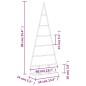 vidaXL Albero di Natale Decorativo in Metallo Nero 90 cm vidaXL Albero di Natale Decorativo in Metallo Nero 90 cm