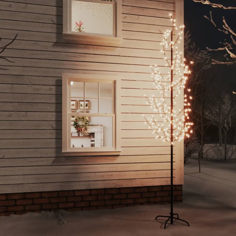 Albero di Ciliegio con 368 LED Bianco Caldo 300 cm Albero di Ciliegio con 368 LED Bianco Caldo 300 cm