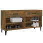 Scarpiera Rovere Fumo 102x35x55 cm in Legno Multistrato Scarpiera Rovere Fumo 102x35x55 cm in Legno Multistrato