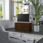 Mobile Porta TV Rovere Marrone 80x34x36 cm in Legno Multistrato Mobile Porta TV Rovere Marrone 80x34x36 cm in Legno Multistrato