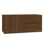 Mobile Porta TV Rovere Marrone 80x34x36 cm in Legno Multistrato Mobile Porta TV Rovere Marrone 80x34x36 cm in Legno Multistrato