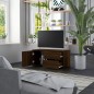 Mobile Porta TV Rovere Marrone 80x34x36 cm in Legno Multistrato Mobile Porta TV Rovere Marrone 80x34x36 cm in Legno Multistrato