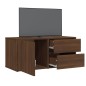 Mobile Porta TV Rovere Marrone 80x34x36 cm in Legno Multistrato Mobile Porta TV Rovere Marrone 80x34x36 cm in Legno Multistrato