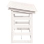 Portalegna Bianco 108x64,5x78 cm in Legno Massello di Pino Portalegna Bianco 108x64,5x78 cm in Legno Massello di Pino