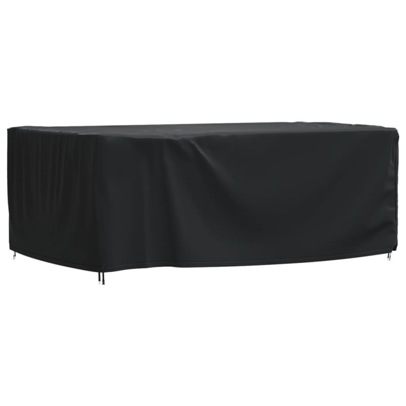 vidaXL Copertura Mobili Giardino Nera 225x143x90cm Impermeabile 420D vidaXL Copertura Mobili Giardino Nera 225x143x90cm Impermeabile 420D