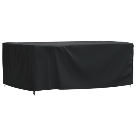 vidaXL Copertura Mobili Giardino Nera 225x143x90cm Impermeabile 420D