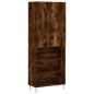 vidaXL Credenza Rovere Fumo 69,5x34x180 cm in Legno Multistrato vidaXL Credenza Rovere Fumo 69,5x34x180 cm in Legno Multistrato