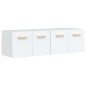 Mobili Parete 2 pz Bianco Lucido 60x36,5x35cm Legno Multistrato Mobili Parete 2 pz Bianco Lucido 60x36,5x35cm Legno Multistrato
