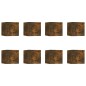 Armadietti TV a Parete 8 pz Rovere Fumo 30,5x30x30 cm Armadietti TV a Parete 8 pz Rovere Fumo 30,5x30x30 cm