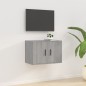 Mobile Porta TV a Parete Grigio Sonoma 57x34,5x40 cm Mobile Porta TV a Parete Grigio Sonoma 57x34,5x40 cm