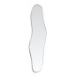 vidaXL Specchio da Parete Argento 100x45 cm
