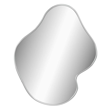 vidaXL Specchio da Parete Argento 60x50 cm