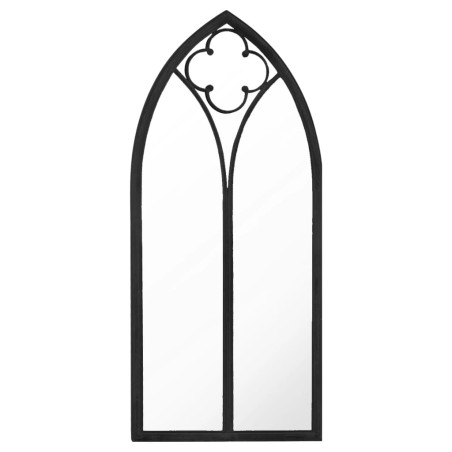vidaXL Specchio Nero 100x45 cm Ferro per Uso Interno