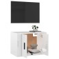 Mobile Porta TV a Parete Bianco Lucido 57x34,5x40 cm Mobile Porta TV a Parete Bianco Lucido 57x34,5x40 cm