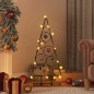 vidaXL Albero di Natale Decorativo in Metallo Nero 90 cm vidaXL Albero di Natale Decorativo in Metallo Nero 90 cm
