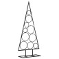 vidaXL Albero di Natale Decorativo in Metallo Nero 90 cm vidaXL Albero di Natale Decorativo in Metallo Nero 90 cm