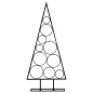 vidaXL Albero di Natale Decorativo in Metallo Nero 90 cm vidaXL Albero di Natale Decorativo in Metallo Nero 90 cm