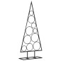 vidaXL Albero di Natale Decorativo in Metallo Nero 90 cm vidaXL Albero di Natale Decorativo in Metallo Nero 90 cm