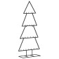 vidaXL Albero di Natale Decorativo in Metallo Nero 125 cm vidaXL Albero di Natale Decorativo in Metallo Nero 125 cm
