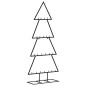 vidaXL Albero di Natale Decorativo in Metallo Nero 125 cm vidaXL Albero di Natale Decorativo in Metallo Nero 125 cm