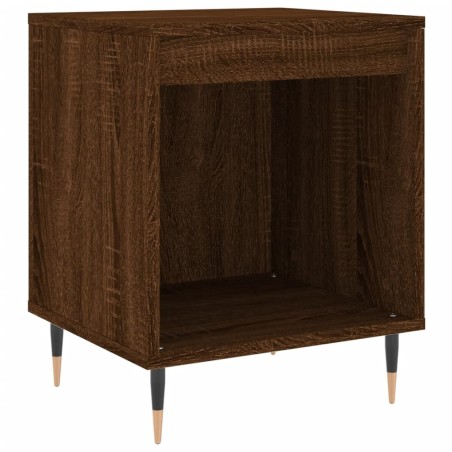 vidaXL Comodino Rovere Marrone 40x35x50 cm in Legno Multistrato