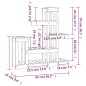 Supporto per Piante Miele 92x25x97 cm Legno Massello di Pino Supporto per Piante Miele 92x25x97 cm Legno Massello di Pino
