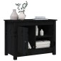 Mobile Porta TV Nero 70x36,5x52 cm in Legno Massello di Pino Mobile Porta TV Nero 70x36,5x52 cm in Legno Massello di Pino