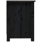 Mobile Porta TV Nero 70x36,5x52 cm in Legno Massello di Pino Mobile Porta TV Nero 70x36,5x52 cm in Legno Massello di Pino