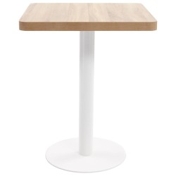 vidaXL Tavolo da Bistrot Marrone Chiaro 60x60 cm in MDF