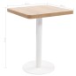 vidaXL Tavolo da Bistrot Marrone Chiaro 60x60 cm in MDF vidaXL Tavolo da Bistrot Marrone Chiaro 60x60 cm in MDF