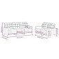 vidaXL Set di Divani 2 pz con Cuscini Marrone in Tessuto vidaXL Set di Divani 2 pz con Cuscini Marrone in Tessuto