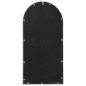 vidaXL Specchio da Giardino Sabbia 90x45 cm in Ferro per Uso Esterno