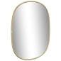 vidaXL Specchio da Parete Dorato 40x30 cm