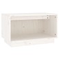 Mobile Porta TV Bianco 60x35x35 cm in Legno Massello di Pino Mobile Porta TV Bianco 60x35x35 cm in Legno Massello di Pino