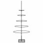 vidaXL Albero di Natale Decorativo in Metallo Nero 90 cm vidaXL Albero di Natale Decorativo in Metallo Nero 90 cm